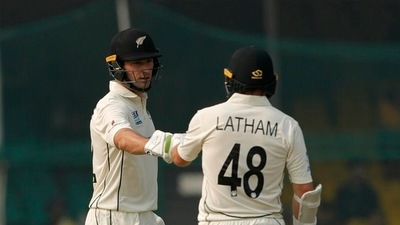 Will Young and Tom Latham (Twitter/@Blackcaps) Will Young and Tom Latham (Twitter/@Blackcaps)