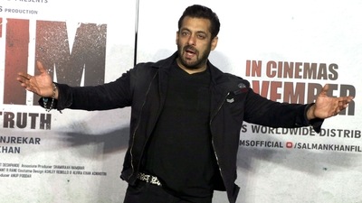 Salman Khan's Antim: The Final Truth released on Friday. (Girish Srivastav) Salman Khan's Antim: The Final Truth released on Friday. (Girish Srivastav)