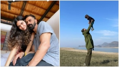 Happy birthday Arjun Rampal! The actor turned 49 this year and received a whole lot of love from his friends and family. But the best birthday wish came from his girlfriend Gabriella Demetriades, who went on a trip down the memory lane and fished out pictures that combine his love for Gabriella and their son Arik. (Instagram/@gabriellademetriades) Happy birthday Arjun Rampal! The actor turned 49 this year and received a whole lot of love from his friends and family. But the best birthday wish came from his girlfriend Gabriella Demetriades, who went on a trip down the memory lane and fished out pictures that combine his love for Gabriella and their son Arik. (Instagram/@gabriellademetriades)