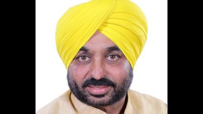 Punjab AAP chief Bhagwant Mann.