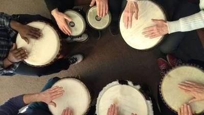 Play drums, djembe or any rhythm instrument! No experience of rhythm is needed just a smile on your face and enjoy playing a rhythm with folks at Drum O Fun on Friday, November 26. (HT PHOTO) Play drums, djembe or any rhythm instrument! No experience of rhythm is needed just a smile on your face and enjoy playing a rhythm with folks at Drum O Fun on Friday, November 26. (HT PHOTO)