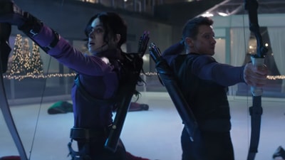 Hawkeye review: Jeremy Renner and Hailee Steinfeld gear up for action. Hawkeye review: Jeremy Renner and Hailee Steinfeld gear up for action.
