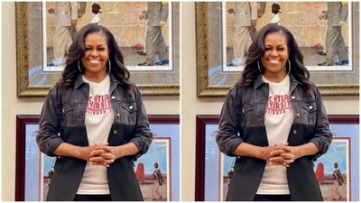 Thanksgiving 2021: Look who wished Michele Obama's Twitter family (Twitter/@MichelleObama) Thanksgiving 2021: Look who wished Michele Obama's Twitter family (Twitter/@MichelleObama)
