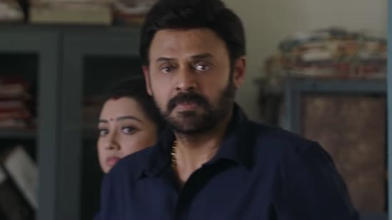 Drushyam 2 movie review: Venkatesh Daggubati in a still from the movie.