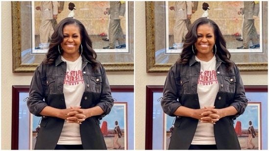 Thanksgiving 2021: Look who wished Michele Obama's Twitter family(Twitter/@MichelleObama) Thanksgiving 2021: Look who wished Michele Obama's Twitter family(Twitter/@MichelleObama)