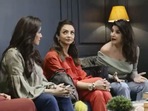 Bhavana Panday, Neelam Kothari, Seema Khan and Maheep Kapoor on the sets of Fabulous Lives of Bollywood Wives season 2. Bhavana Panday, Neelam Kothari, Seema Khan and Maheep Kapoor on the sets of Fabulous Lives of Bollywood Wives season 2.