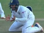 What do you make of Mayank Agarwal's fielding stance? (Screengrab)