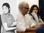 Janhvi Kapoor on sets of Mili. Janhvi Kapoor on sets of Mili.