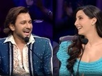 Terence Lewis and Nora Fatehi on India's Best Dancer season 2. Terence Lewis and Nora Fatehi on India's Best Dancer season 2.