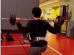 Tiger Shroff's day off in the gym looks like this...(Instagram/@tigerjackieshroff) Tiger Shroff's day off in the gym looks like this...(Instagram/@tigerjackieshroff)