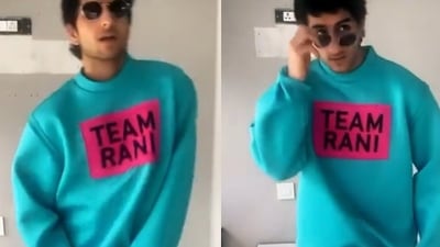 A bunch of pictures and videos of Ibrahim have surfaced online. One of which showed him wearing a ‘team Rani’ sweatshirt. A bunch of pictures and videos of Ibrahim have surfaced online. One of which showed him wearing a ‘team Rani’ sweatshirt. 
