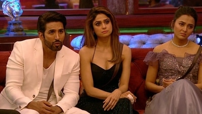Vishal Kotian, Shamita Shetty and Tejasswi Prakash on Bigg Boss 15. Vishal Kotian, Shamita Shetty and Tejasswi Prakash on Bigg Boss 15.