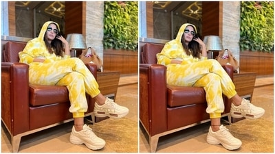 Doesn't Hina look adorable in the photos? What do you think? Meanwhile, the actor is best known for her role in Yeh Rishta Kya Kehlata Hai and Kasautii Zindagii Kay. She was last seen in Stebin Ben's music video Bedard. (Instagram/@realhinakhan) Doesn't Hina look adorable in the photos? What do you think? Meanwhile, the actor is best known for her role in Yeh Rishta Kya Kehlata Hai and Kasautii Zindagii Kay. She was last seen in Stebin Ben's music video Bedard. (Instagram/@realhinakhan)