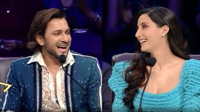 Terence Lewis and Nora Fatehi on India's Best Dancer season 2. Terence Lewis and Nora Fatehi on India's Best Dancer season 2. 