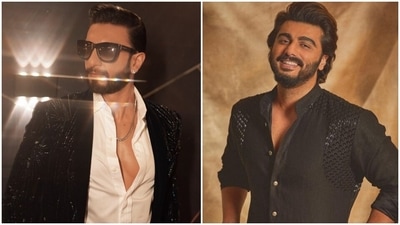 Ranveer Singh's dapper shimmery suit set gets praise online, don't miss Arjun Kapoor's comment Ranveer Singh's dapper shimmery suit set gets praise online, don't miss Arjun Kapoor's comment