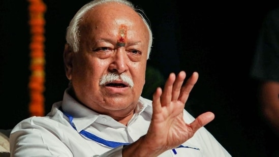 RSS chief Mohan Bhagwat said on Saturday that Hindutva needs to be strengthened for a stronger society. (PTI)