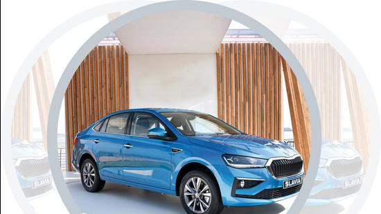 The top-spec Slavia Style gets a 10-inch touch-screen, wireless Apple CarPlay, and a large cabin that gives it a big car feel The top-spec Slavia Style gets a 10-inch touch-screen, wireless Apple CarPlay, and a large cabin that gives it a big car feel