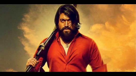 Kannada actor Yash in KGF Chapter 1 (2018), the highest-grossing Kannada film of all time.