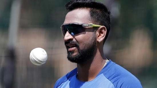 Without citing reason, Krunal Pandya steps down as Baroda skipper(AP (FILE)) Without citing reason, Krunal Pandya steps down as Baroda skipper(AP (FILE))