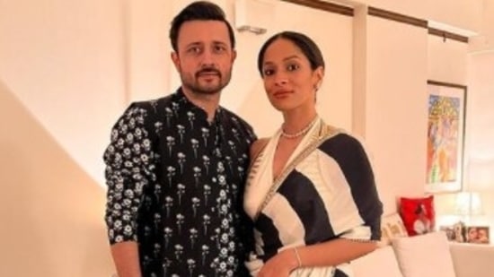 Masaba Gupta with Satyadeep Misra. 