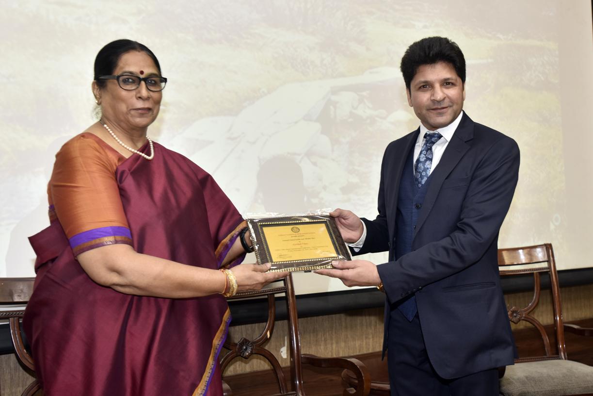 Govind Vijay was also given the “General Counsel of the year (Media) 2021". (HT Photo/Sanjeev Verma)