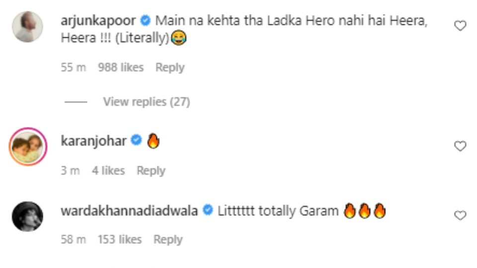 Comments on Ranveer Singh's post. Comments on Ranveer Singh's post. 