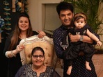 Kapil Sharma lives with his mother, wife Ginni and their two kids. Kapil Sharma lives with his mother, wife Ginni and their two kids.