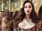 Nora Fatehi is a 21st-century bohemian bride in hand-embroidered lehenga for new pic: See here Nora Fatehi is a 21st-century bohemian bride in hand-embroidered lehenga for new pic: See here