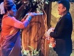 Rakhi Sawant welcomed her husband Ritesh on Bigg Boss 15. Rakhi Sawant welcomed her husband Ritesh on Bigg Boss 15.
