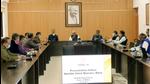 Chief Minister Nitish Kumar holds a review meeting with health department officials to tackle the new Covid variant, in Patna on Sunday. (Santosh Kumar/Ht Photo) Chief Minister Nitish Kumar holds a review meeting with health department officials to tackle the new Covid variant, in Patna on Sunday. (Santosh Kumar/Ht Photo)