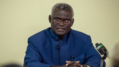 Solomon Islands PM Manasseh Sogavare (AFP) Solomon Islands PM Manasseh Sogavare (AFP)