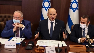 Israeli Prime Minister Naftali Bennett. (AFP)