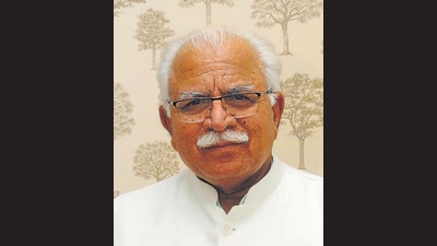 Haryana CM Manohar Lal Khattar. (HT File) Haryana CM Manohar Lal Khattar. (HT File)