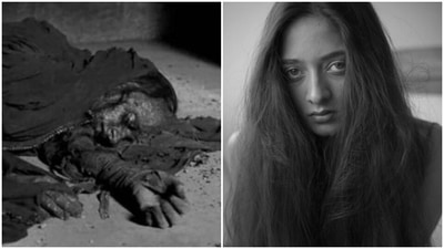 Yaaeneaa Bharadwaj had to sit for makeup and prosthetics for hours for her role. Yaaeneaa Bharadwaj had to sit for makeup and prosthetics for hours for her role.