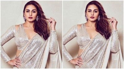 Huma recently attended a wedding for which she draped herself in an exquisite sequin wonder. She updated her wardrobe with a trendy ivory sequinned saree with an equally sexy blouse adorned in matching embellishments. "The Ivory Story Final dump...#ivory #sari #sarinotsorry," Huma captioned the post. (Instagram/@iamhumaq) Huma recently attended a wedding for which she draped herself in an exquisite sequin wonder. She updated her wardrobe with a trendy ivory sequinned saree with an equally sexy blouse adorned in matching embellishments. "The Ivory Story Final dump...#ivory #sari #sarinotsorry," Huma captioned the post. (Instagram/@iamhumaq)