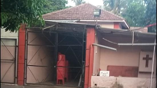 The portion of 400-year-old St. Anthony’s Church, popularly known as Malvani Church among the locals is set to make way for a BMC road widening project. The portion of 400-year-old St. Anthony’s Church, popularly known as Malvani Church among the locals is set to make way for a BMC road widening project.