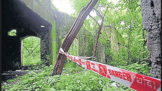 Now cordoned off spot where a 22 year old woman photojournalist was gangraped on August 22, 2013 inside Shakti Mills in Mahalaxmi, Mumbai, Maharashtra (Hindustan Times) Now cordoned off spot where a 22 year old woman photojournalist was gangraped on August 22, 2013 inside Shakti Mills in Mahalaxmi, Mumbai, Maharashtra (Hindustan Times)