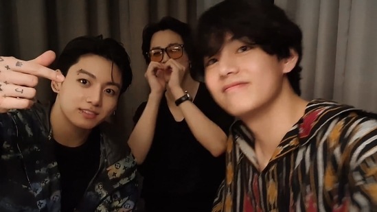 Meanwhile, Jimin, V and Jungkook came together for a Vlive and spoke about many subjects.&nbsp;