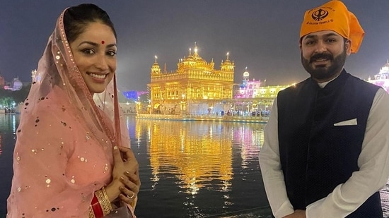 Yami Gautam and Aditya Dhar recently visited the Golden Temple in Amritsar. The actor says she is inspired by the kind of person he is.&nbsp;