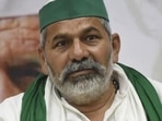 Earlier in the day, BKU spokesperson Rakesh Tikait said farmer unions will not leave protest sites, mostly along the borders of Delhi, without talking to the Centre.(HT file photo) Earlier in the day, BKU spokesperson Rakesh Tikait said farmer unions will not leave protest sites, mostly along the borders of Delhi, without talking to the Centre.(HT file photo)