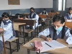 Delhi: Students excited, parents worried as schools reopen for all classes(PTI) Delhi: Students excited, parents worried as schools reopen for all classes(PTI)