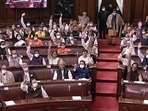 12 Rajya Sabha MPs suspended for the rest of the winter session of Parliament. (PTI) 12 Rajya Sabha MPs suspended for the rest of the winter session of Parliament. (PTI)