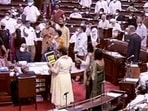 File image of parliamentarians in the Rajya Sabha.(PTI) File image of parliamentarians in the Rajya Sabha.(PTI)