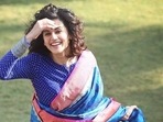 Taapsee Pannu is known for her curly hair. Taapsee Pannu is known for her curly hair.