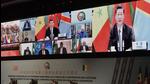 Chinese President Xi Jinping (on the screen) delivers his speech during the China-Africa Cooperation (FOCAC) meeting in Dakar, Senegal, on Monday. (AFP) Chinese President Xi Jinping (on the screen) delivers his speech during the China-Africa Cooperation (FOCAC) meeting in Dakar, Senegal, on Monday. (AFP)