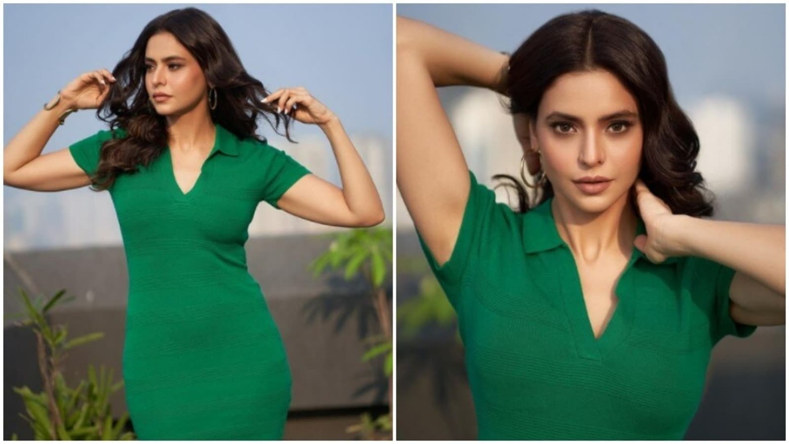 Aamna Sharif is our style idol in a little green dress | Hindustan ...