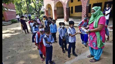Schools have to follow all Covid-19 guidelines, officials said. (HT archive) Schools have to follow all Covid-19 guidelines, officials said. (HT archive)