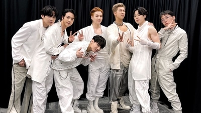 BTS performed several tracks including Fire, ON, DNA, Young Forever, Dope, Black Swan, Dynamite, Blue & Grey, Idol, Stay, and Permission to Dance. (Twitter/@bts_bighit) BTS performed several tracks including Fire, ON, DNA, Young Forever, Dope, Black Swan, Dynamite, Blue & Grey, Idol, Stay, and Permission to Dance. (Twitter/@bts_bighit)