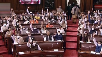 12 Rajya Sabha MPs have been suspended for the rest of the ongoing session because of their violent behaviour in the last session.&nbsp; (PTI)