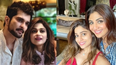 Raqesh Bapat reacts to Shilpa Shetty's post about sister Shamita Shetty. Raqesh Bapat reacts to Shilpa Shetty's post about sister Shamita Shetty.